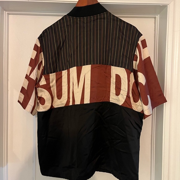 Men’s Dries Van Noten double zip short sleeve shirt - Picture 3 of 3